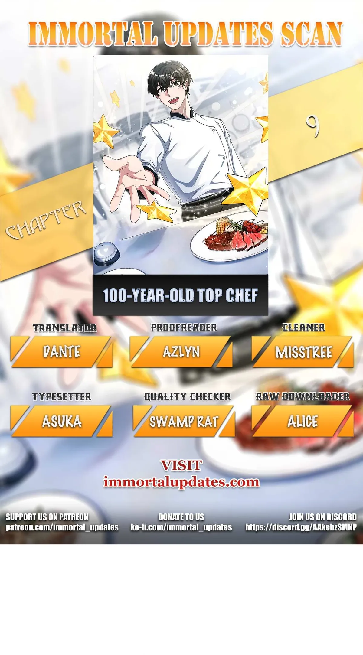 Read 100-Year-Old Top Chef chapter 9 image 1 on Lezhin
