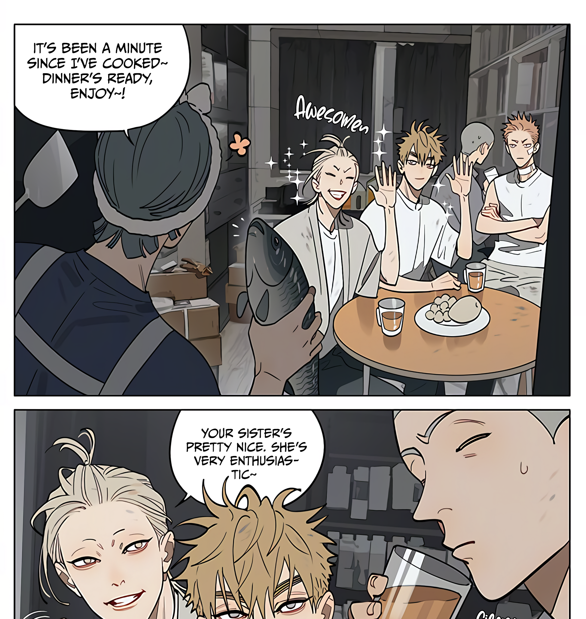 Read 19 Tian chapter 443 image 1 on Lezhin