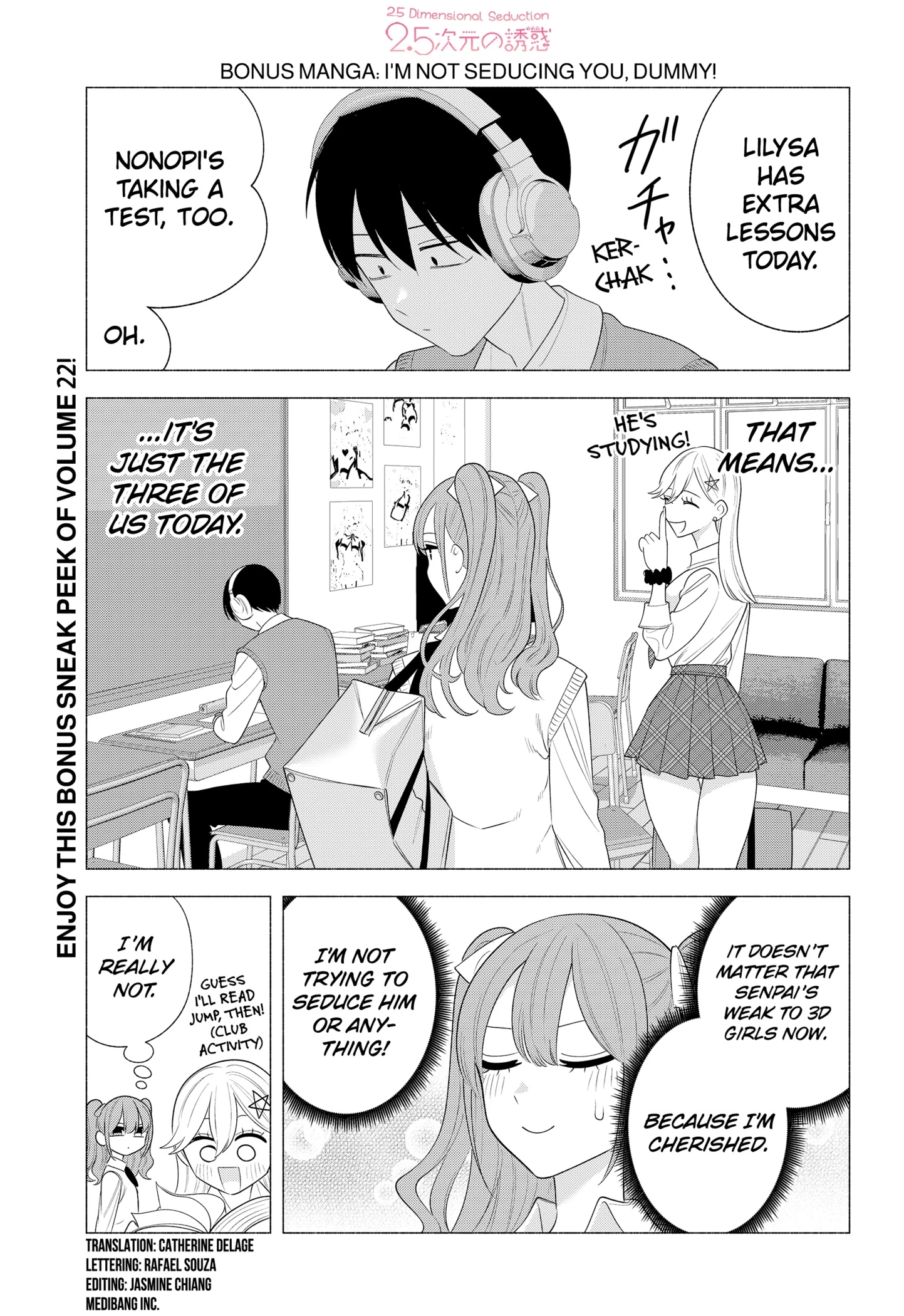 Read 2.5 Dimensional Seduction chapter 179.1 image 0 on Lezhin