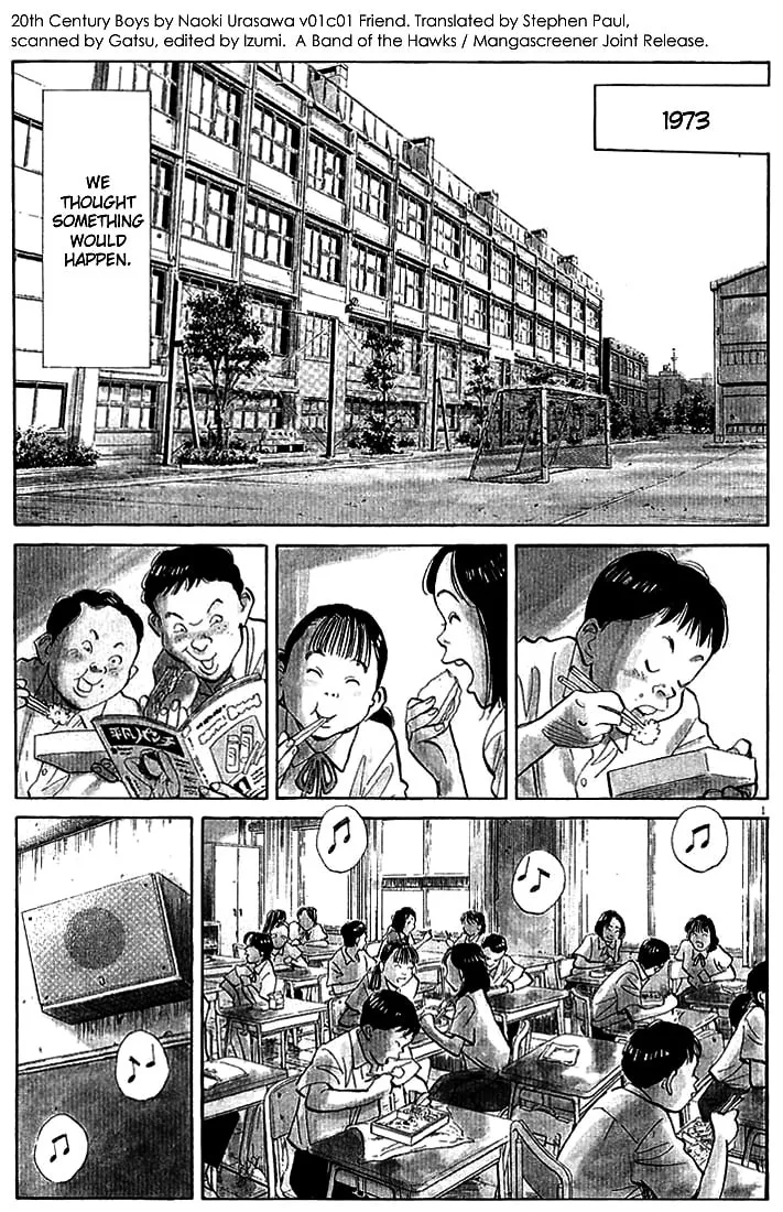20th Century Boys Chapter 1 page 1 - 