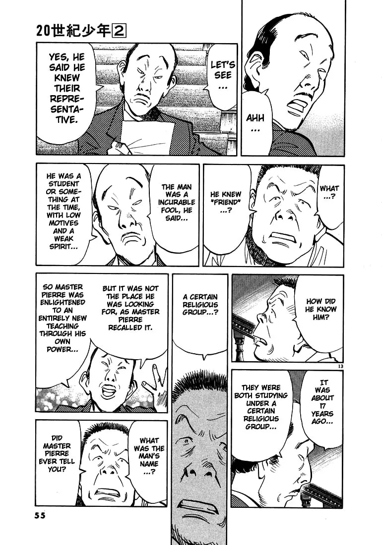 20th Century Boys Chapter 13 page 13 - 