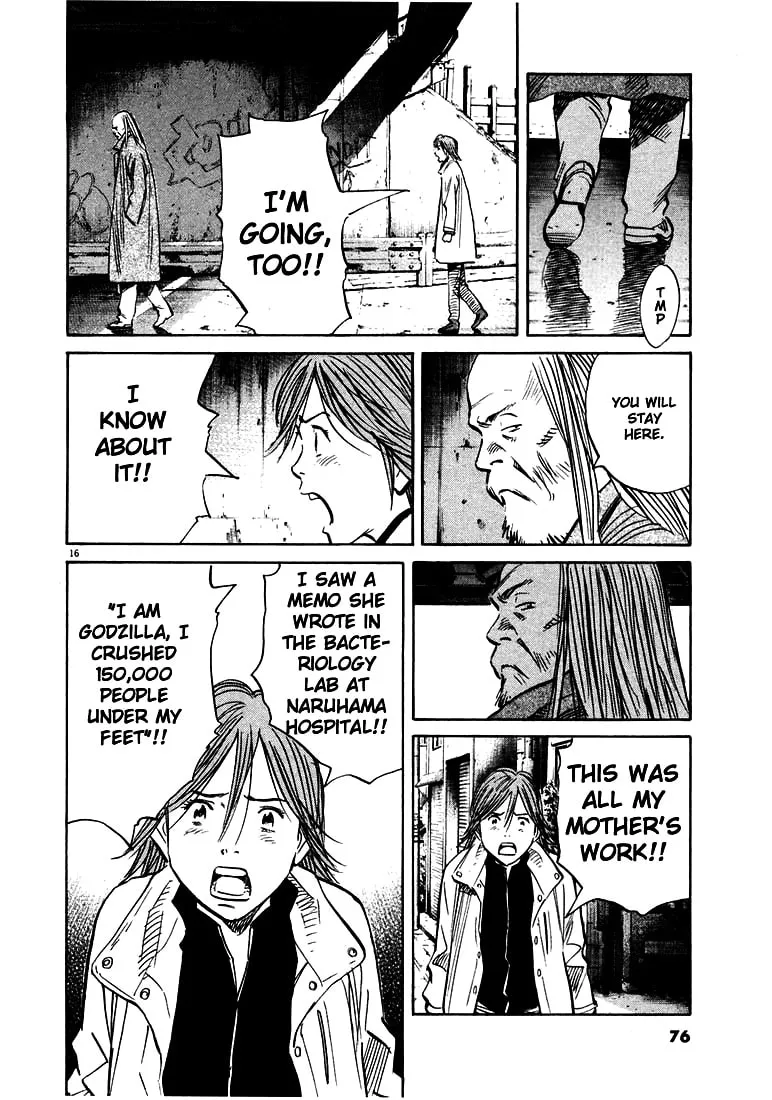 20th Century Boys Chapter 137 page 16 - 