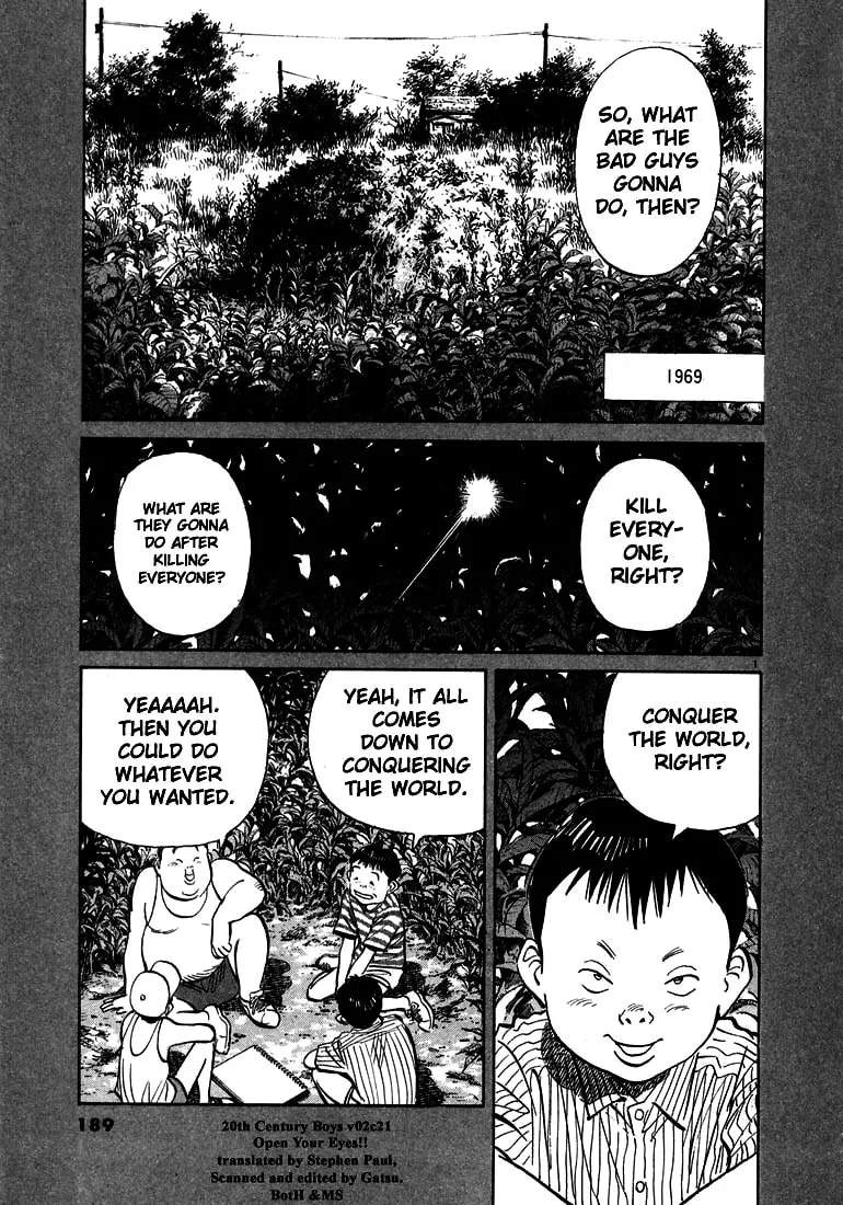 20th Century Boys Chapter 21 page 1 - 