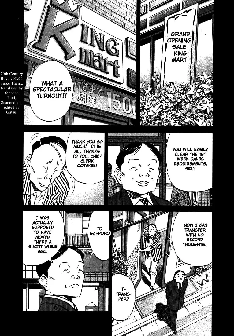 20th Century Boys Chapter 31 page 1 - 