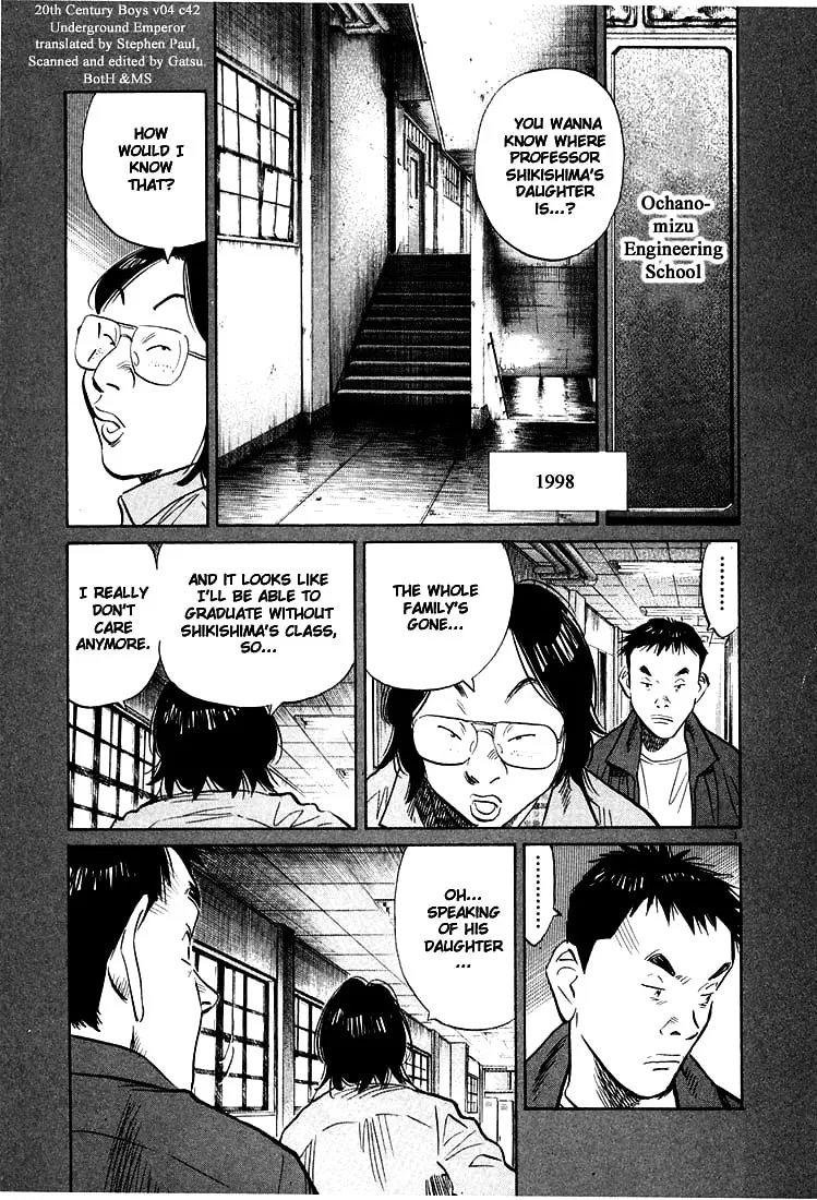 20th Century Boys Chapter 42 page 1 - 