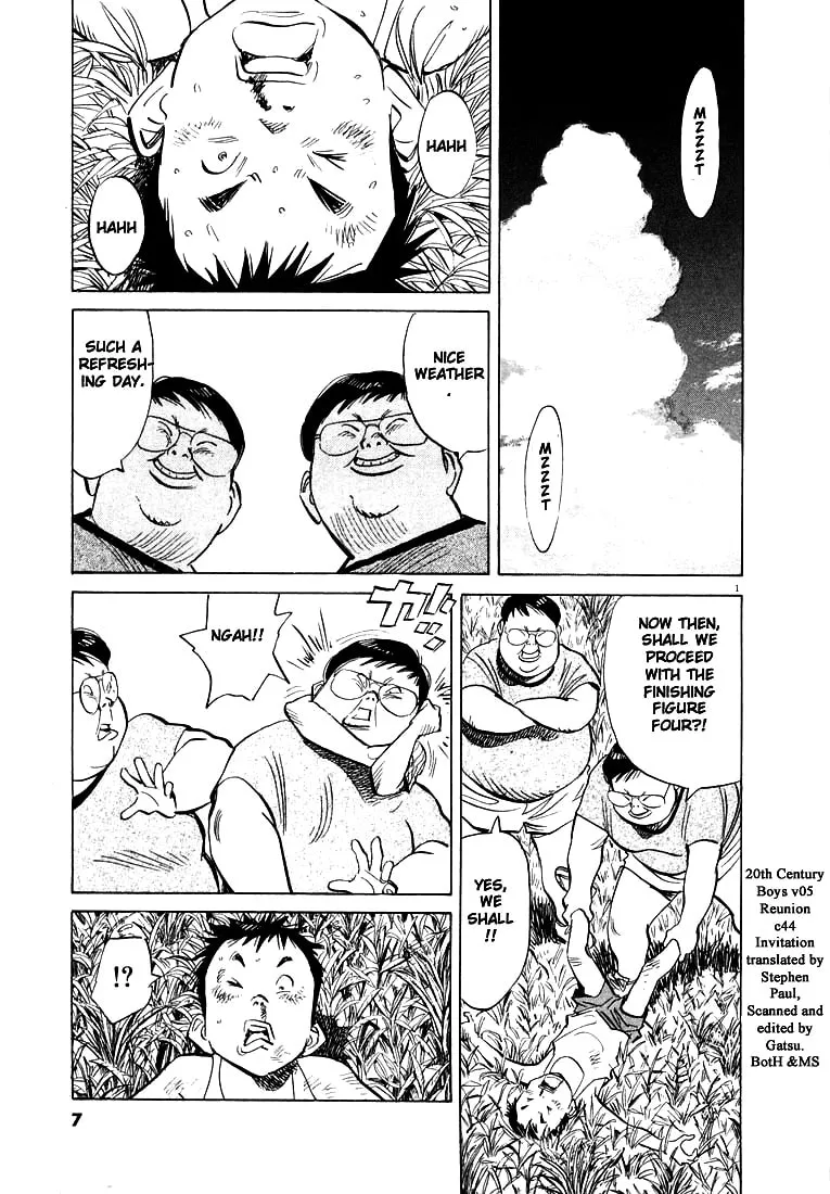 20th Century Boys Chapter 44 page 1 - 
