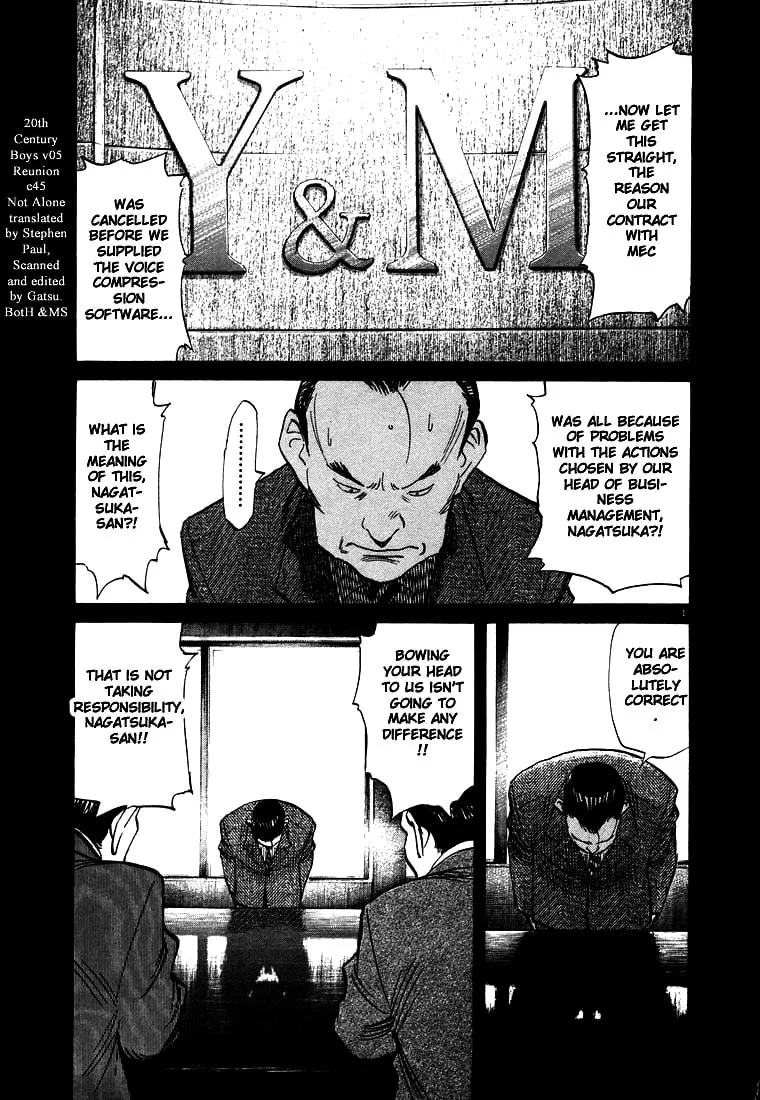 20th Century Boys Chapter 45 page 1 - 