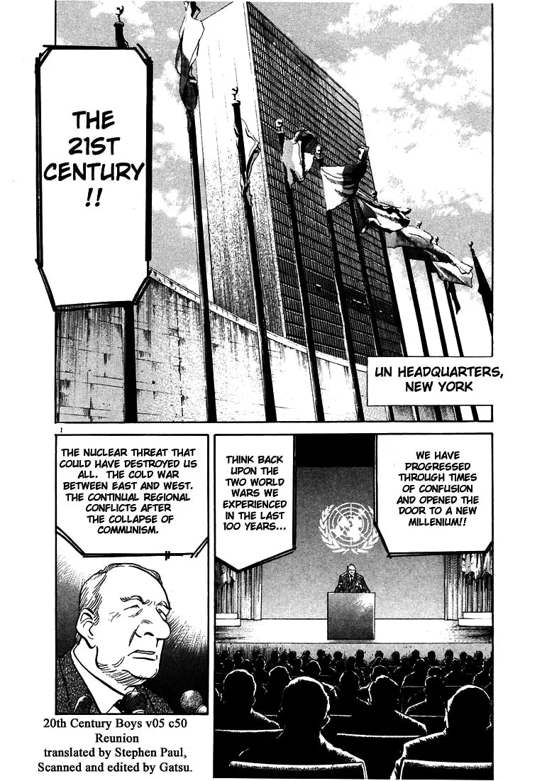 20th Century Boys Chapter 50 page 1 - 