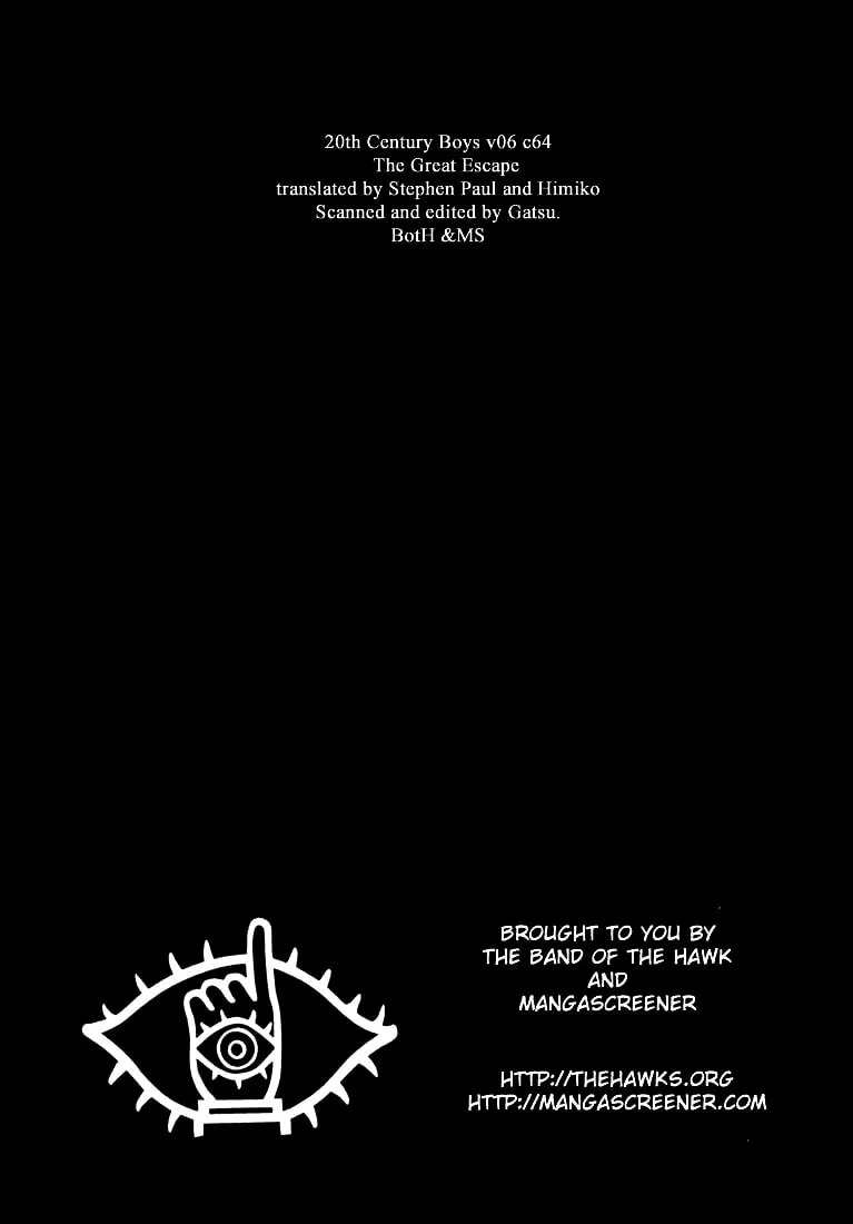 20th Century Boys Chapter 64 page 1 - 