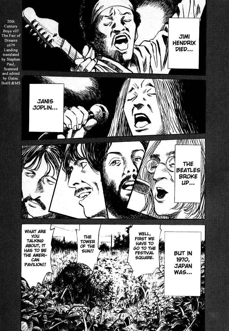 20th Century Boys Chapter 69 page 1 - 