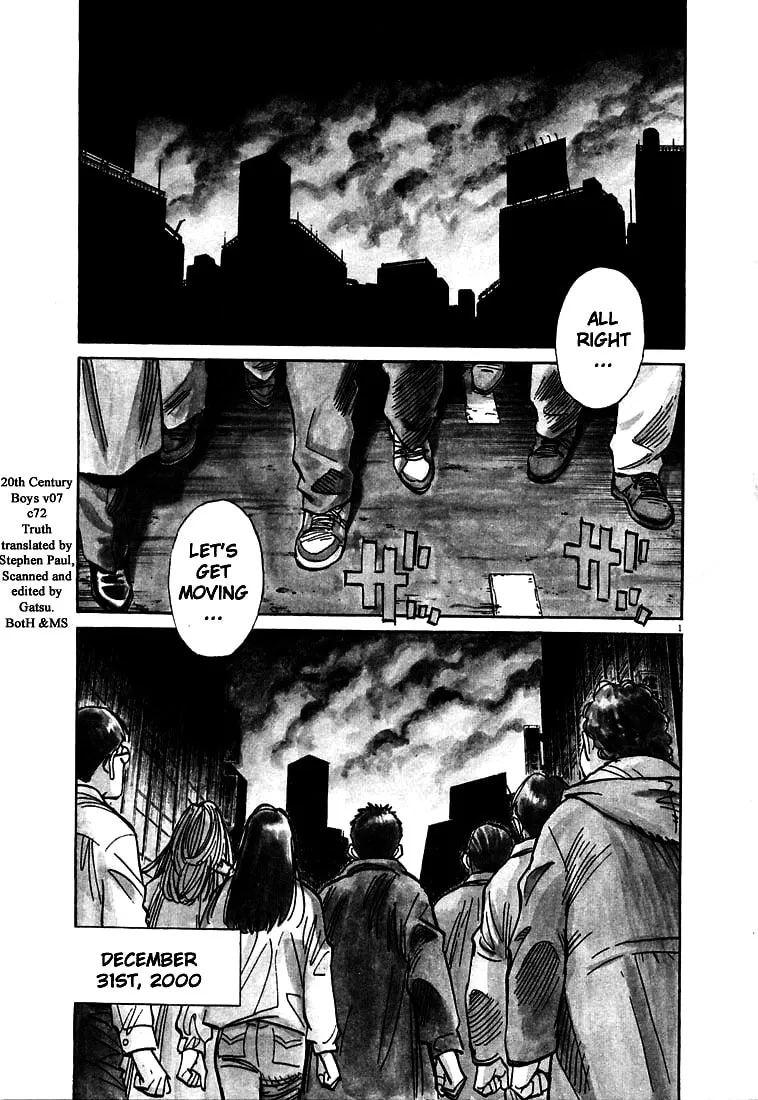 20th Century Boys Chapter 72 page 1 - 