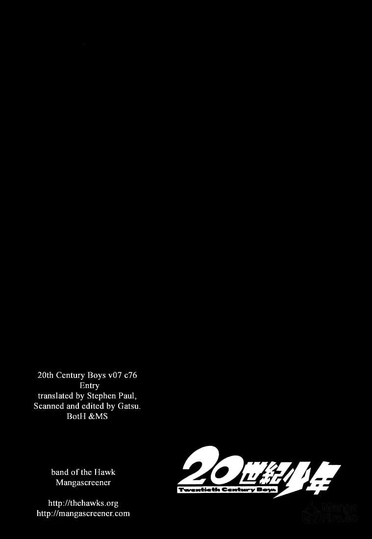 20th Century Boys Chapter 76 page 3 - 