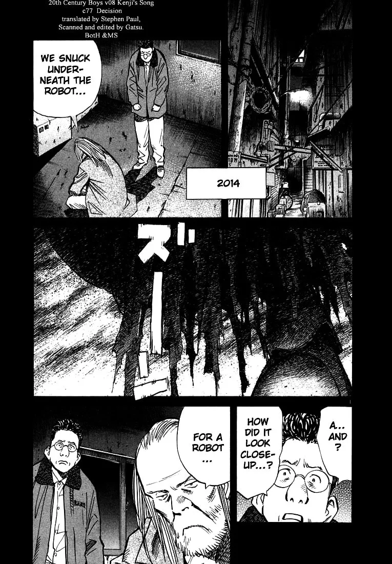 20th Century Boys Chapter 77 page 1 - 
