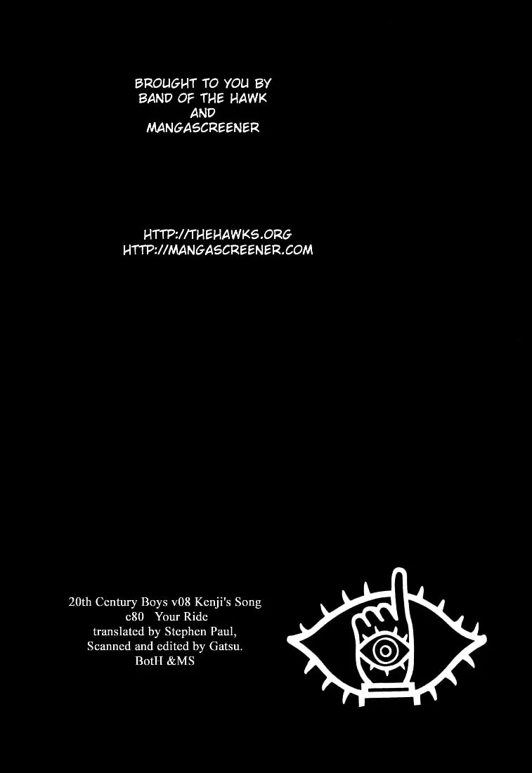 20th Century Boys Chapter 80 page 2 - 