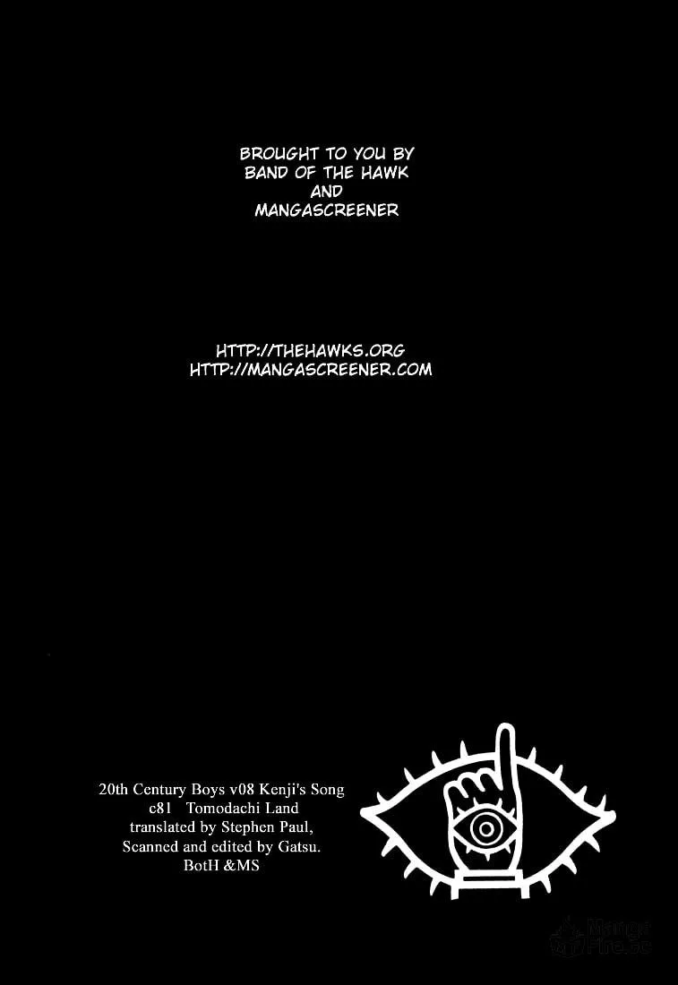 20th Century Boys Chapter 81 page 3 - 