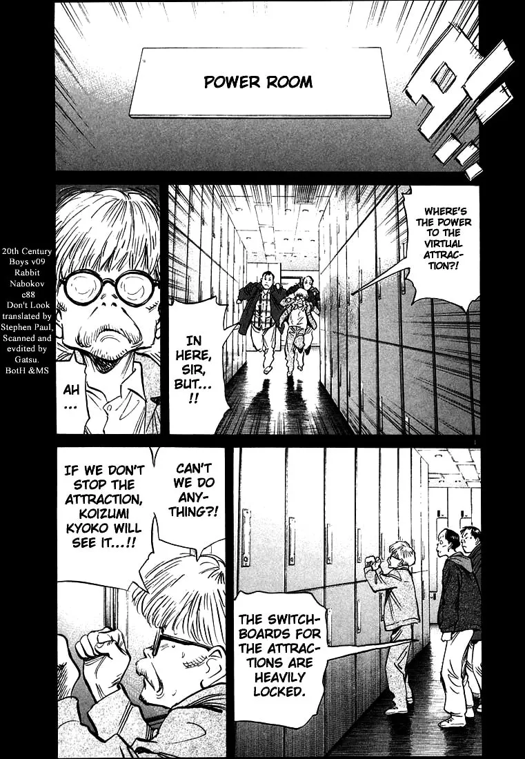 20th Century Boys Chapter 88 page 1 - 
