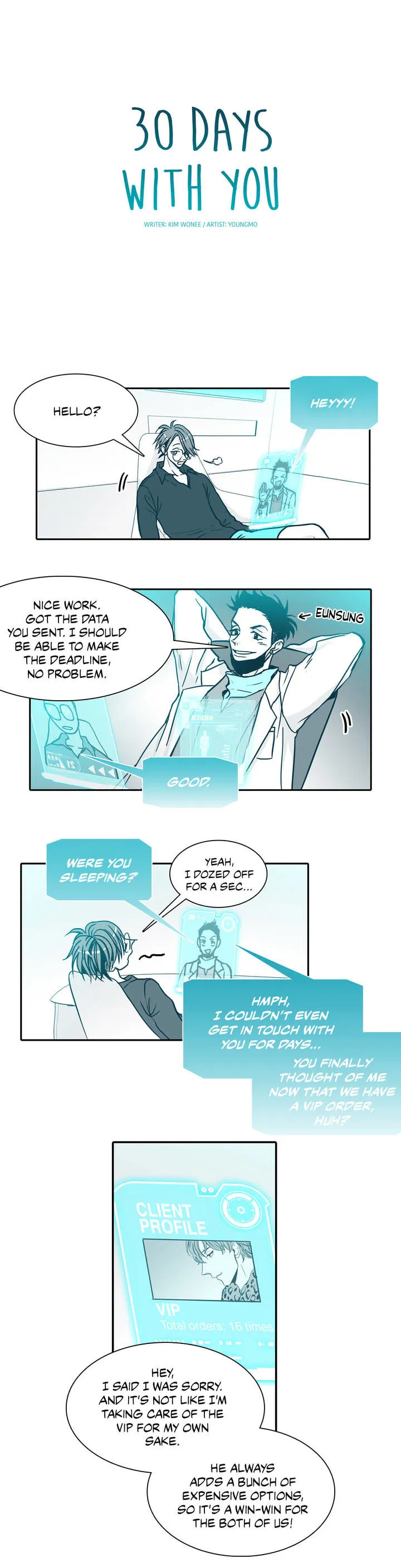 Read 30 Days With You chapter 8 image 1 on Lezhin