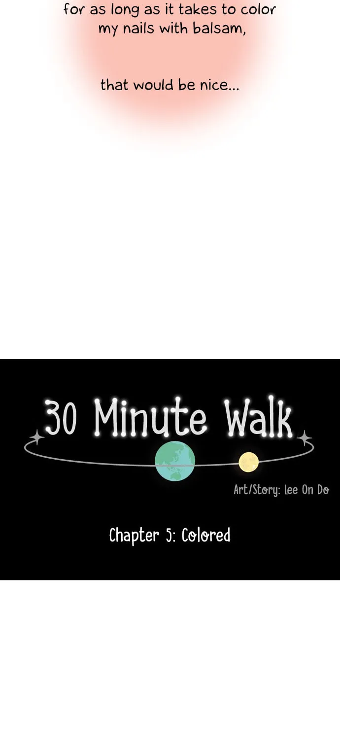 Read 30 Minute Walk chapter 5 image 8 on Lezhin