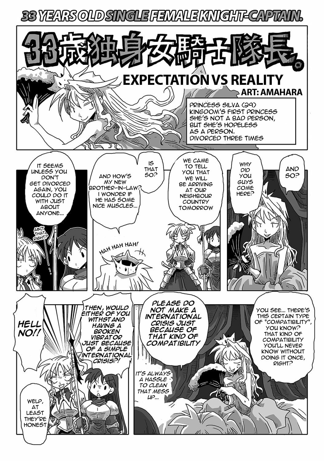 33 Years Old Single Female Knight Captain. Chapter 1.1 page 12 - 