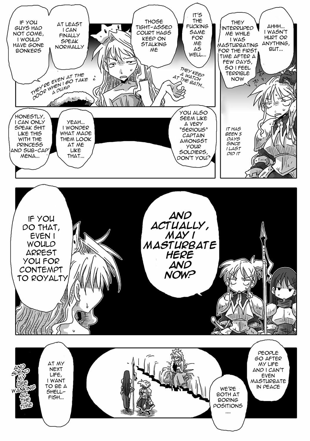 33 Years Old Single Female Knight Captain. Chapter 1 page 11 - 