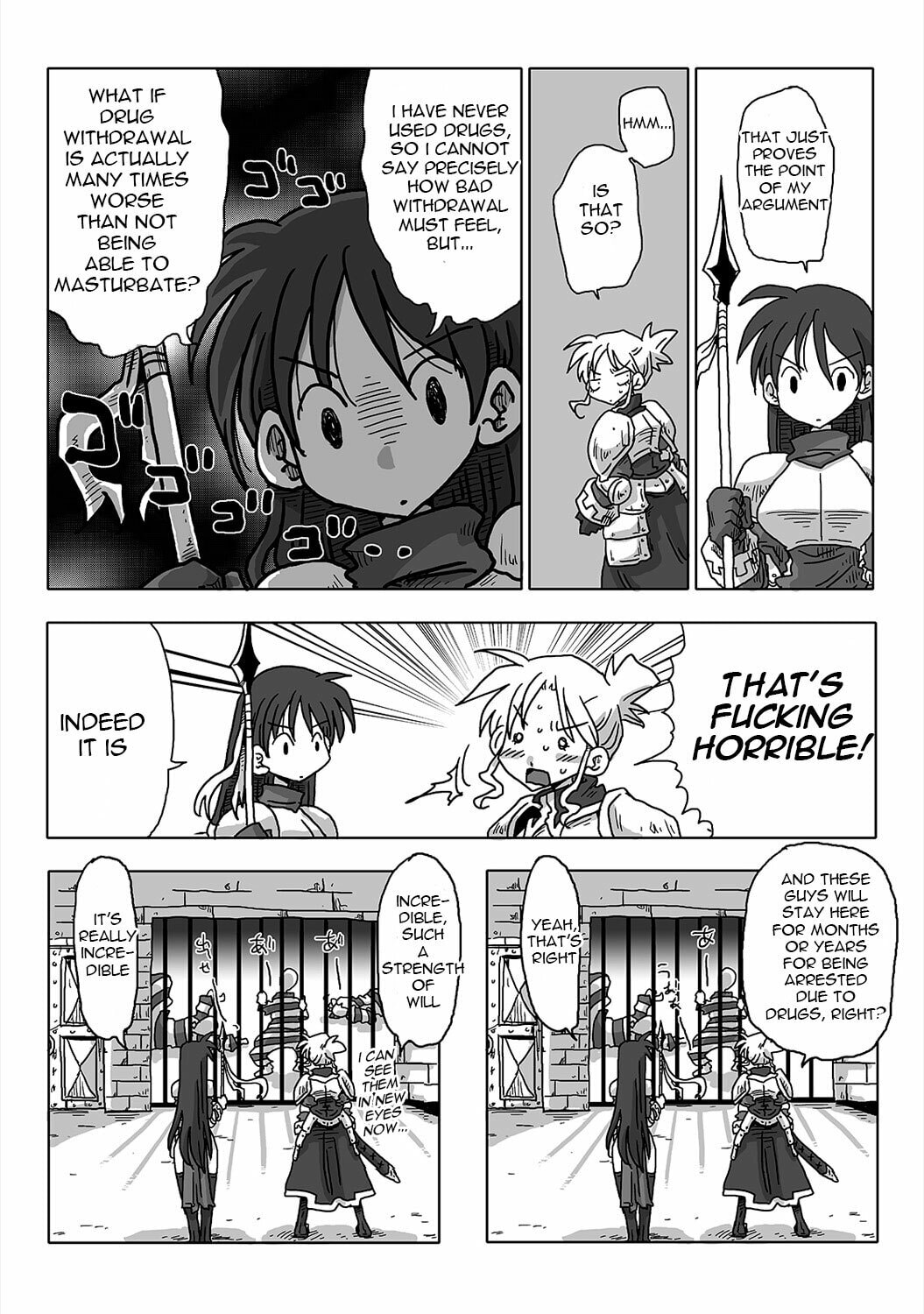 33 Years Old Single Female Knight Captain. Chapter 1 page 3 - 