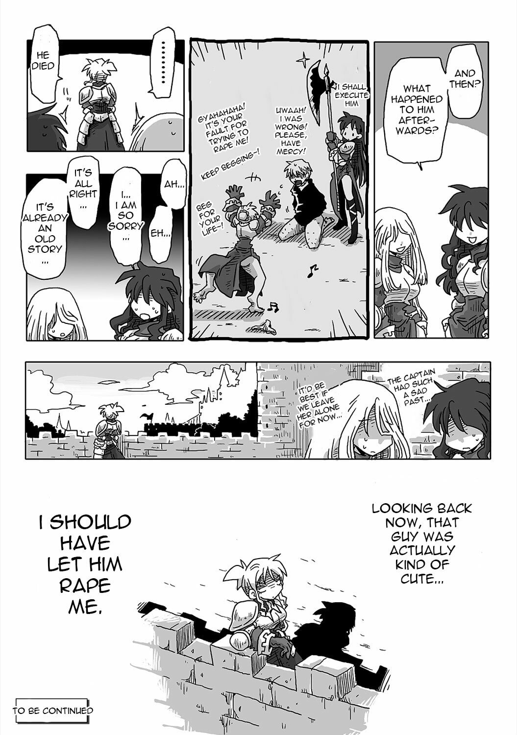 33 Years Old Single Female Knight Captain. Chapter 1 page 5 - 