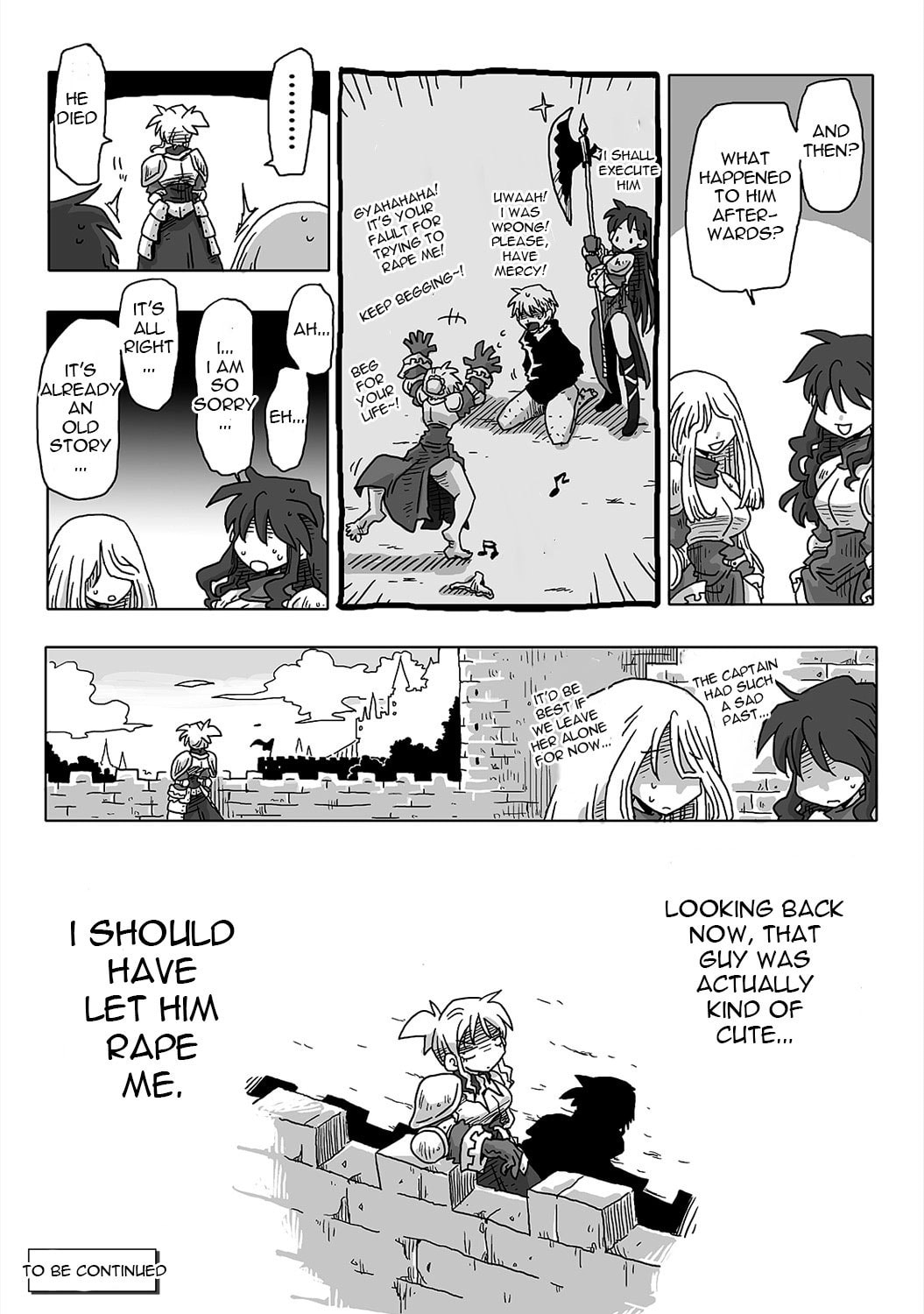 33 Years Old Single Female Knight Captain. Chapter 2 page 2 - 