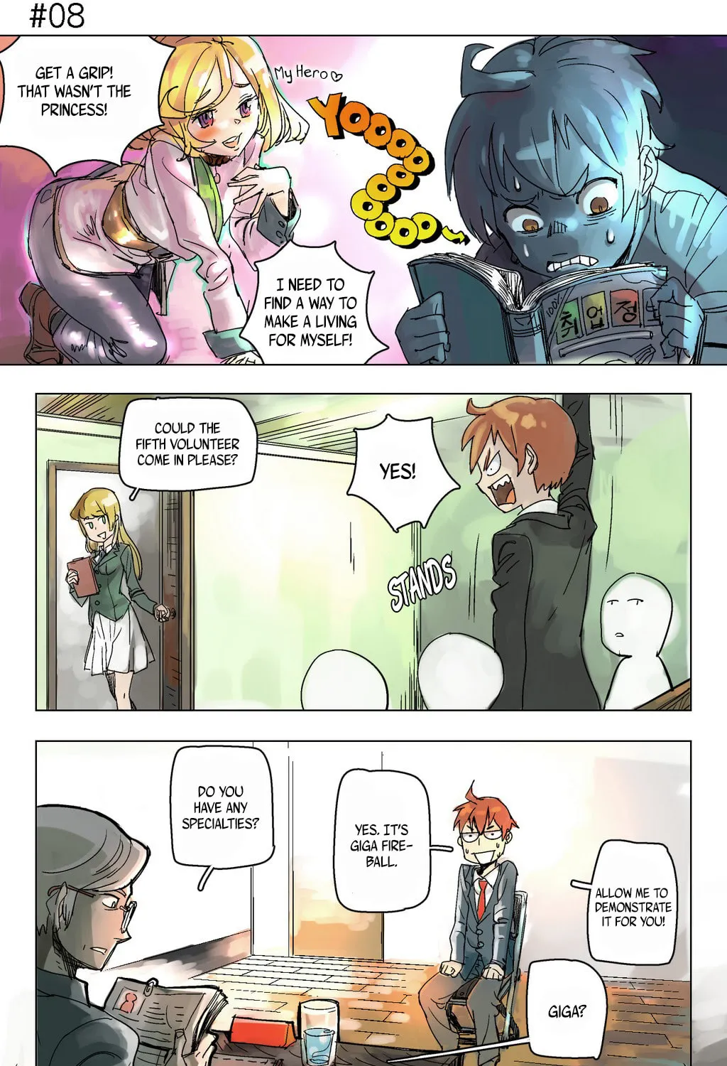 Read 4 Cut Hero chapter 1 image 2 on Lezhin
