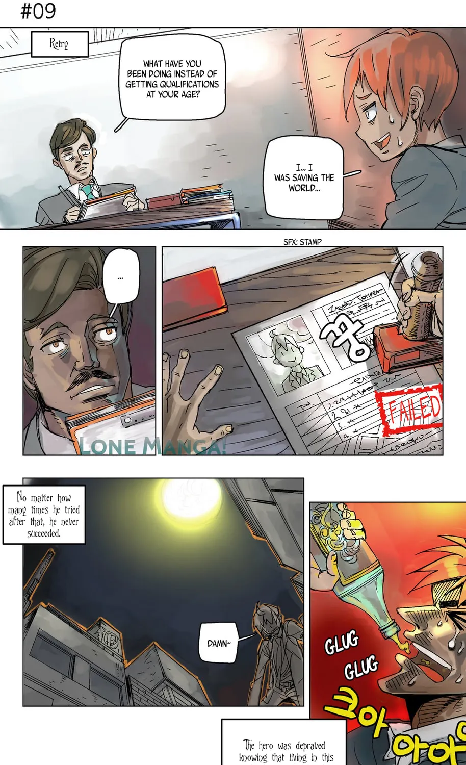 Read 4 Cut Hero chapter 1 image 5 on Lezhin