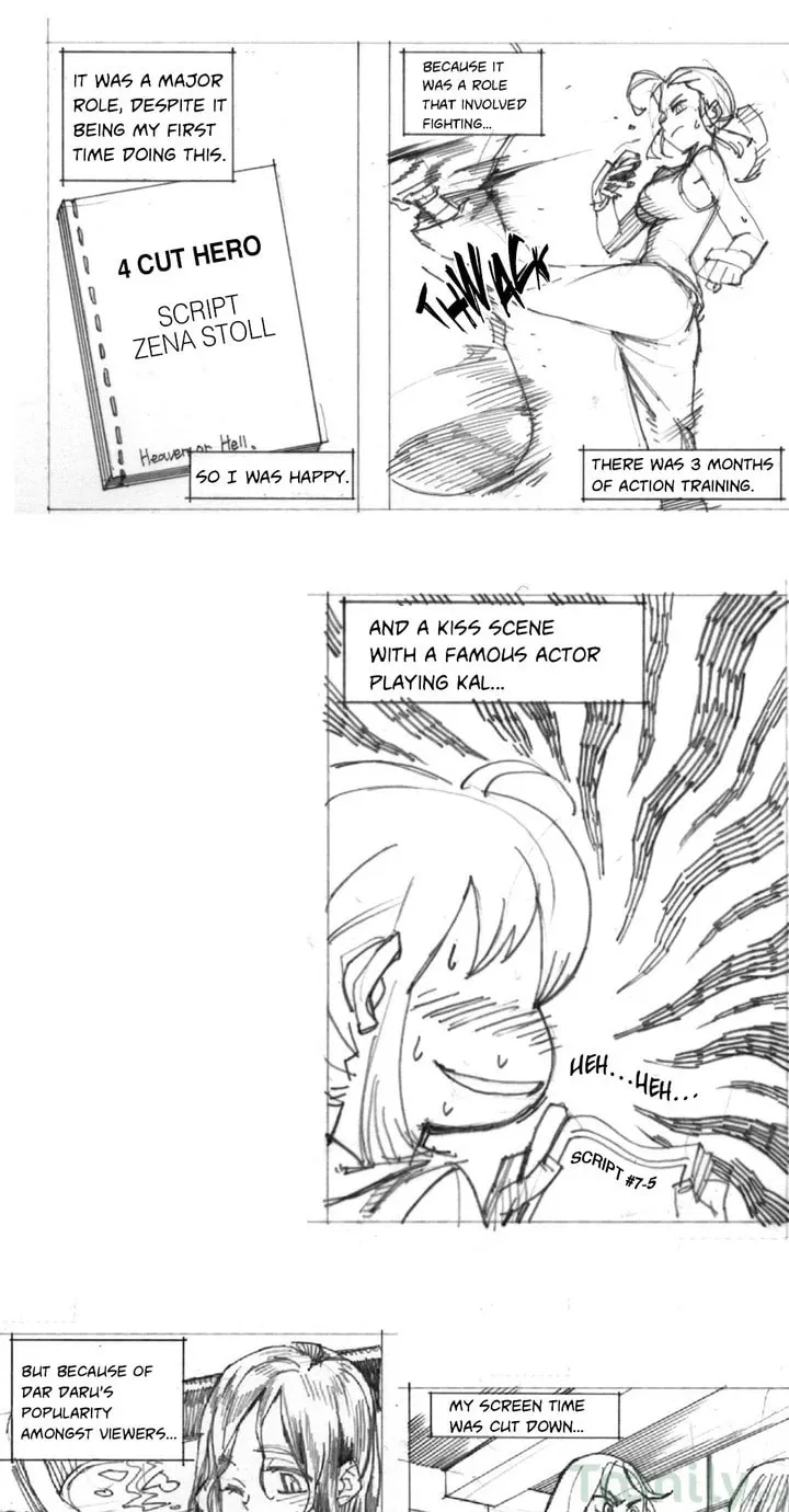 Read 4 Cut Hero chapter 100.7 image 1 on Lezhin
