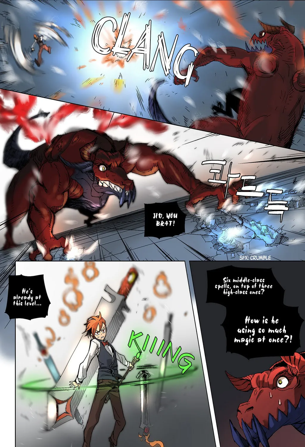 Read 4 Cut Hero chapter 13 image 12 on Lezhin
