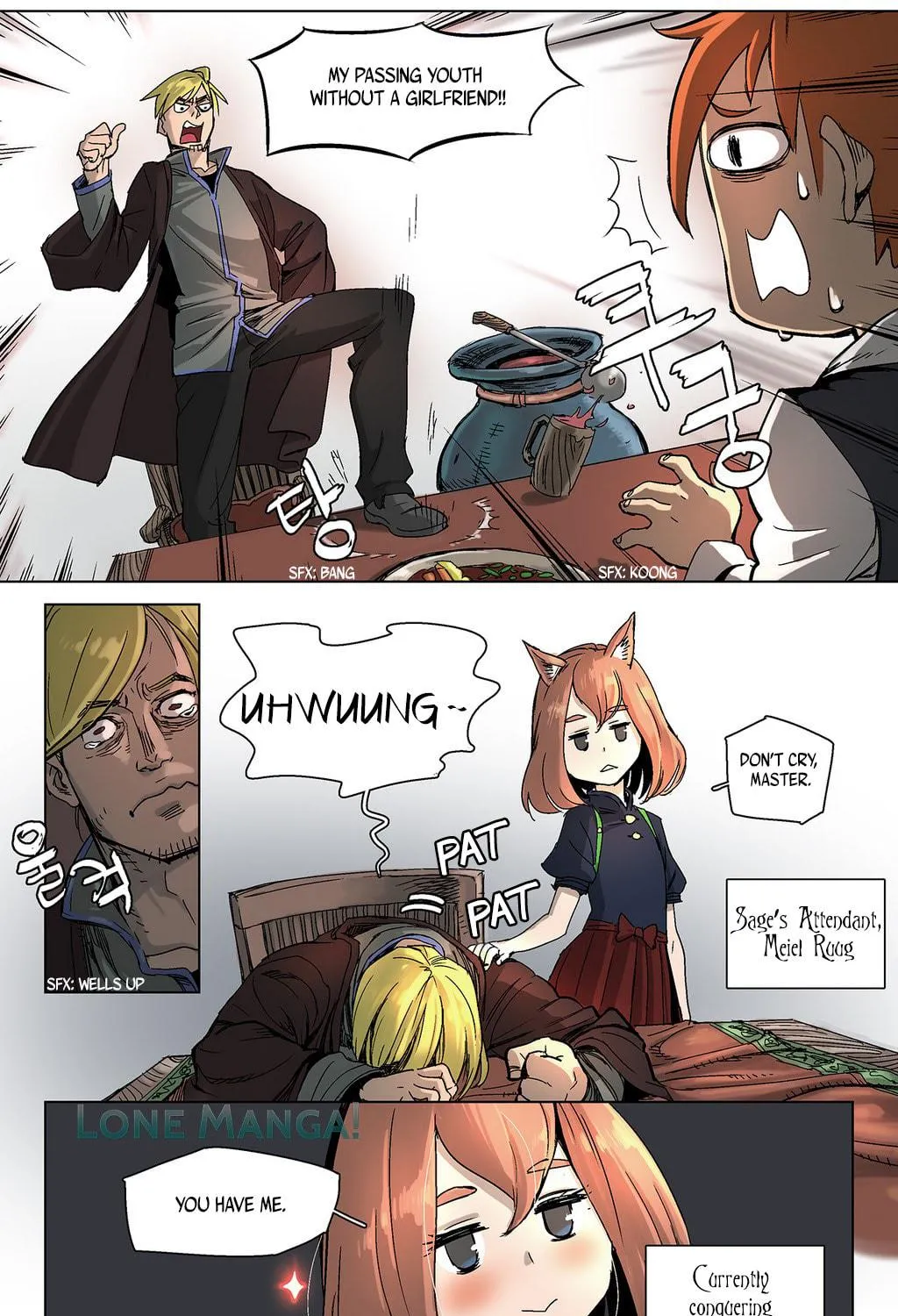 Read 4 Cut Hero chapter 13 image 4 on Lezhin