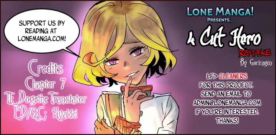 Read 4 Cut Hero chapter 7 image 0 on Lezhin