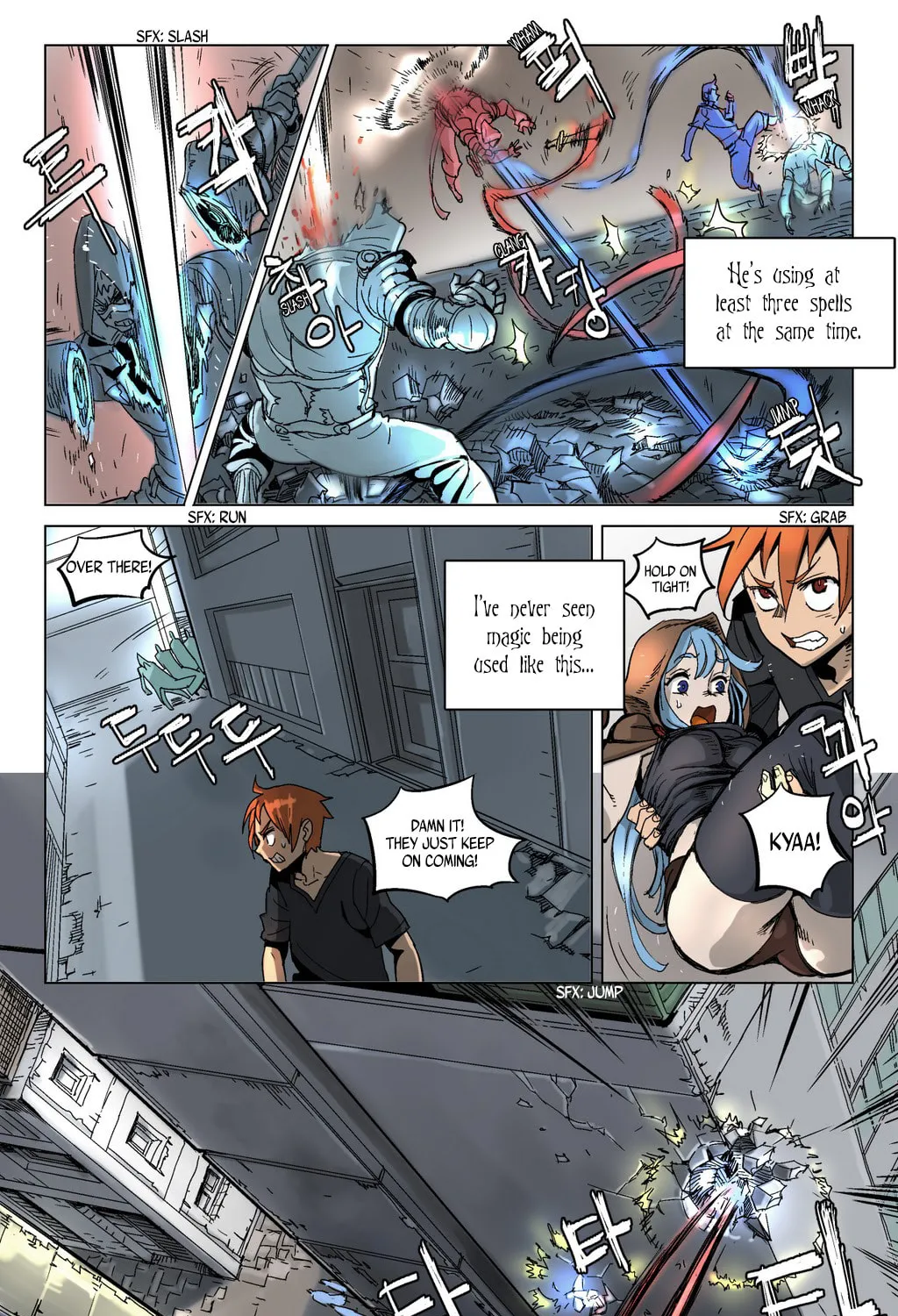 Read 4 Cut Hero chapter 9 image 12 on Lezhin