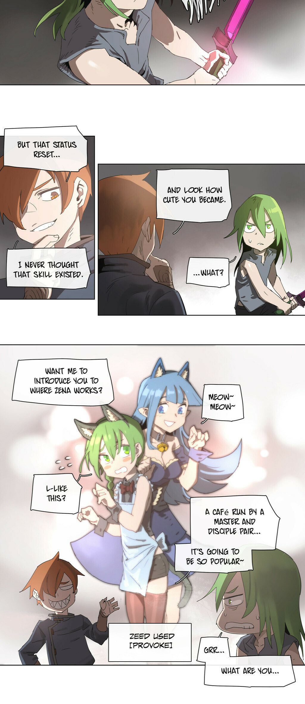 Read 4 Cut Hero chapter 92 image 7 on Lezhin