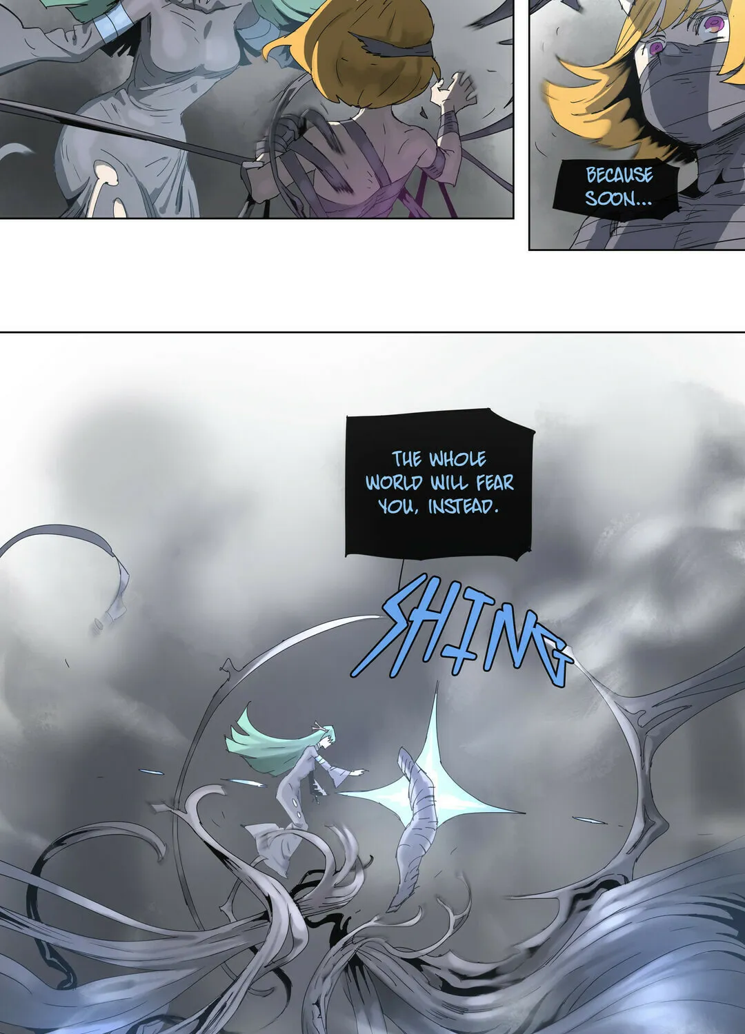 Read 4 Cut Hero chapter 96 image 2 on Lezhin
