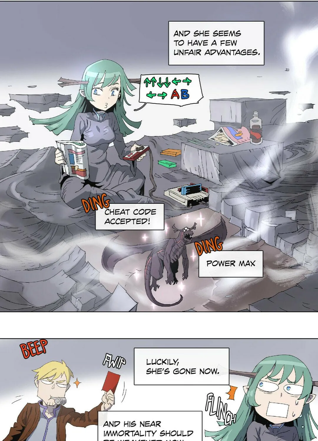 Read 4 Cut Hero chapter 97 image 10 on Lezhin
