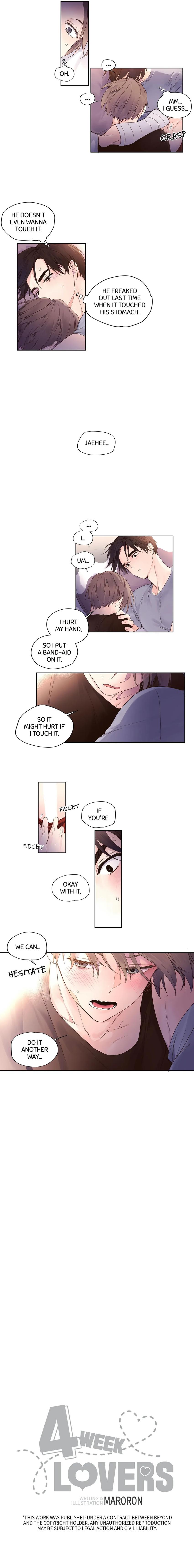 Read 4 Week Lovers chapter 14.1 image 3 on Lezhin