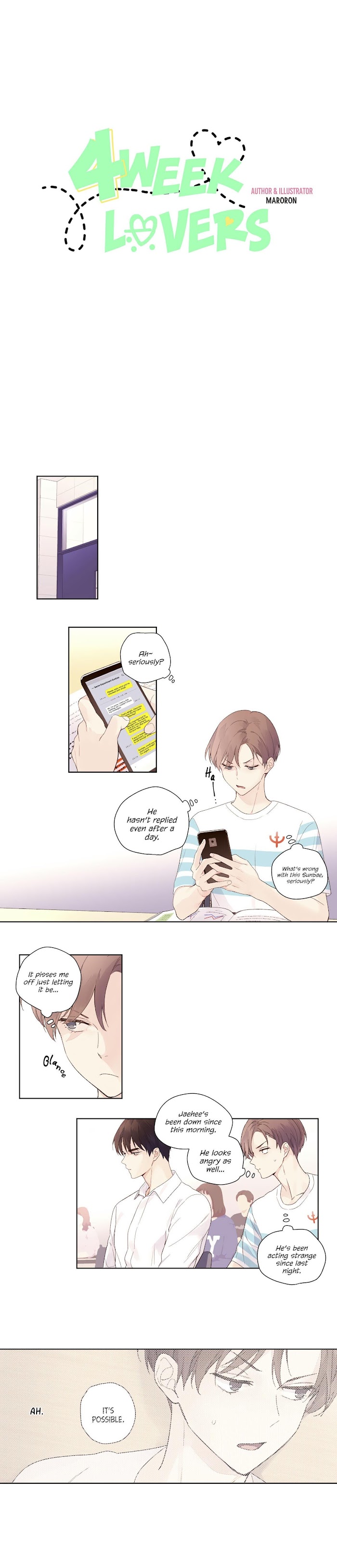 Read 4 Week Lovers chapter 20 image 4 on Lezhin