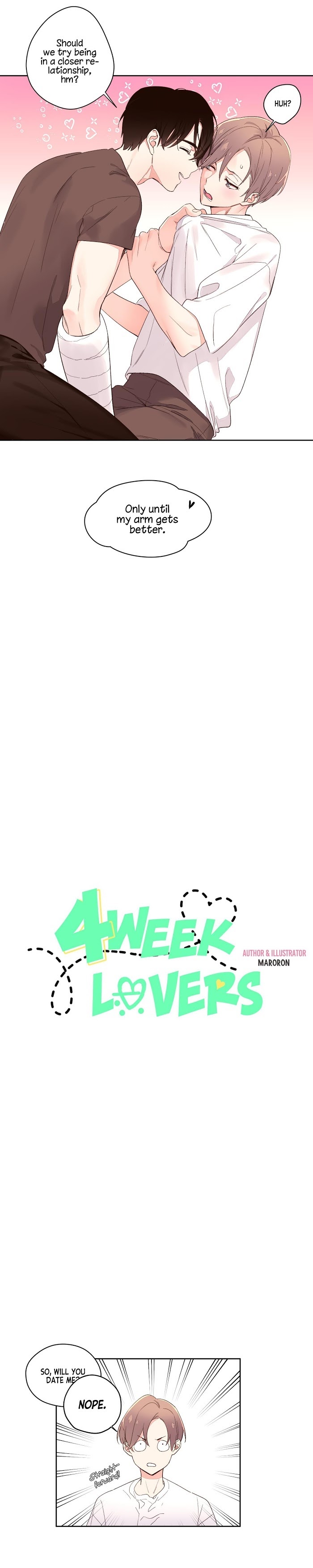 Read 4 Week Lovers chapter 3 image 2 on Lezhin