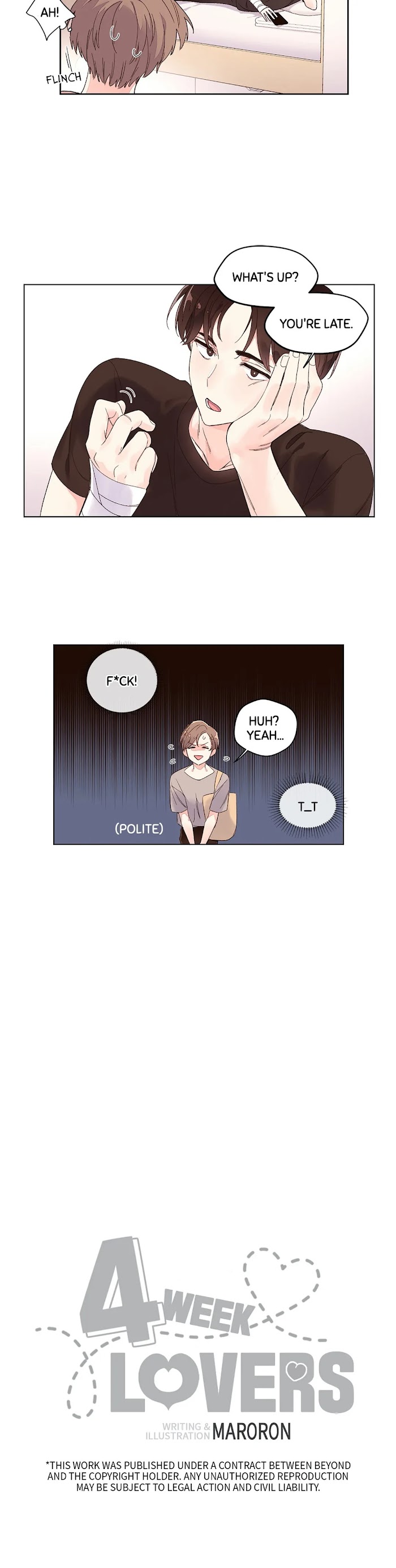 Read 4 Week Lovers chapter 4.1 image 14 on Lezhin