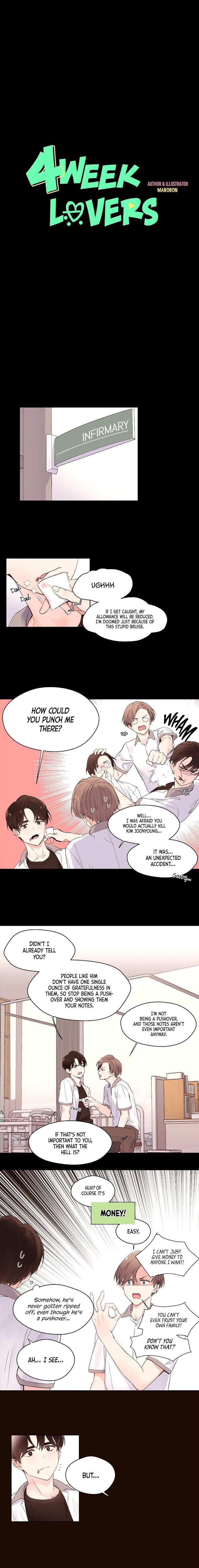 Read 4 Week Lovers chapter 4 image 1 on Lezhin
