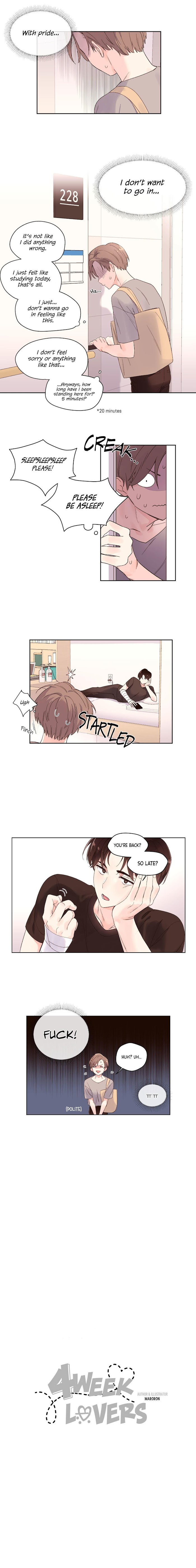Read 4 Week Lovers chapter 4 image 8 on Lezhin