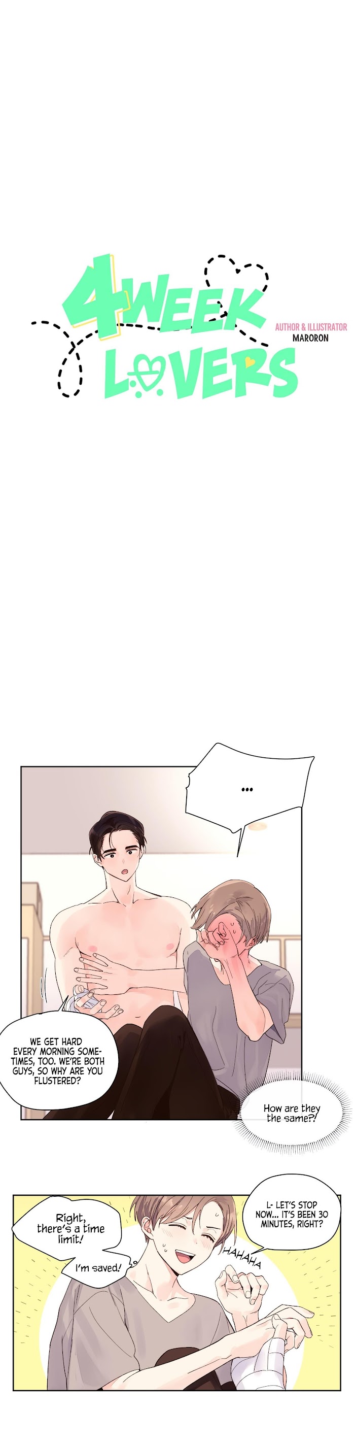 Read 4 Week Lovers chapter 6 image 2 on Lezhin