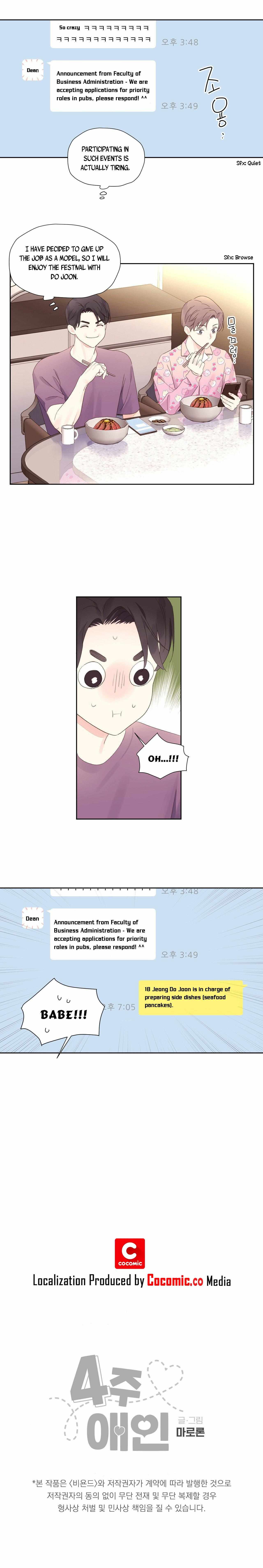 Read 4 Week Lovers chapter 77 image 8 on Lezhin