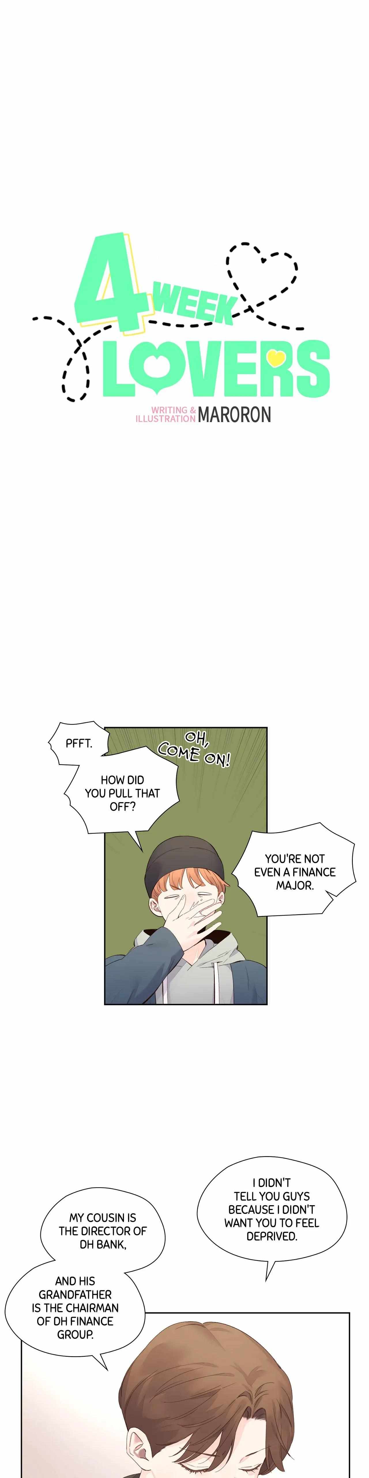 Read 4 Week Lovers chapter 99 image 1 on Lezhin
