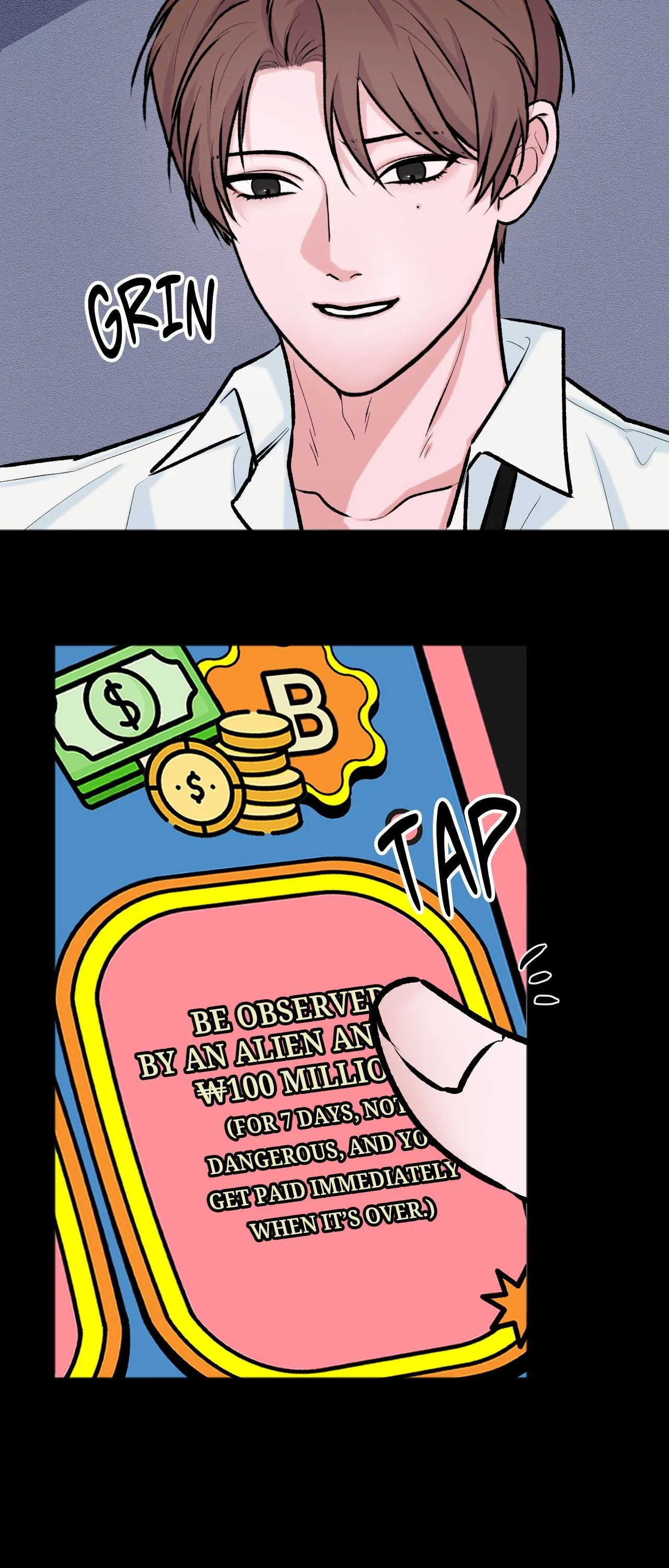 Read 7 Days Under Alien Watch chapter 1 image 60 on Lezhin