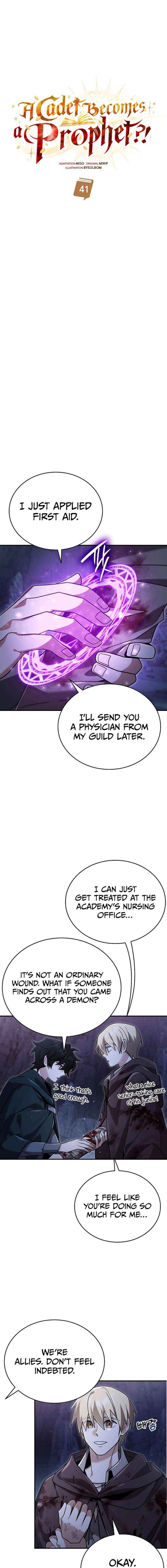 Read A Cadet Becomes a Prophet?! chapter 41 image 4 on Lezhin