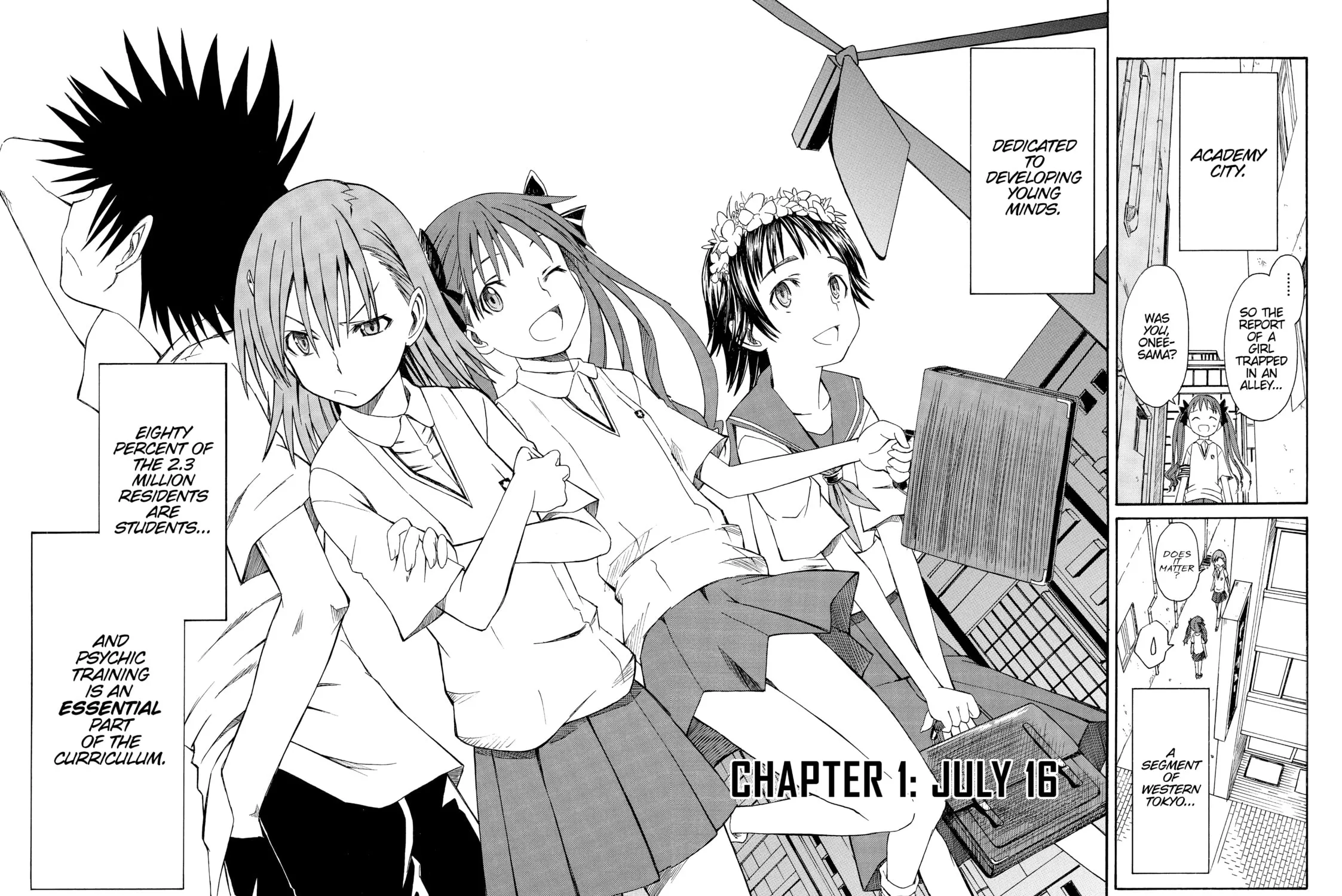Read A Certain Scientific Railgun chapter 1 image 2 on Lezhin