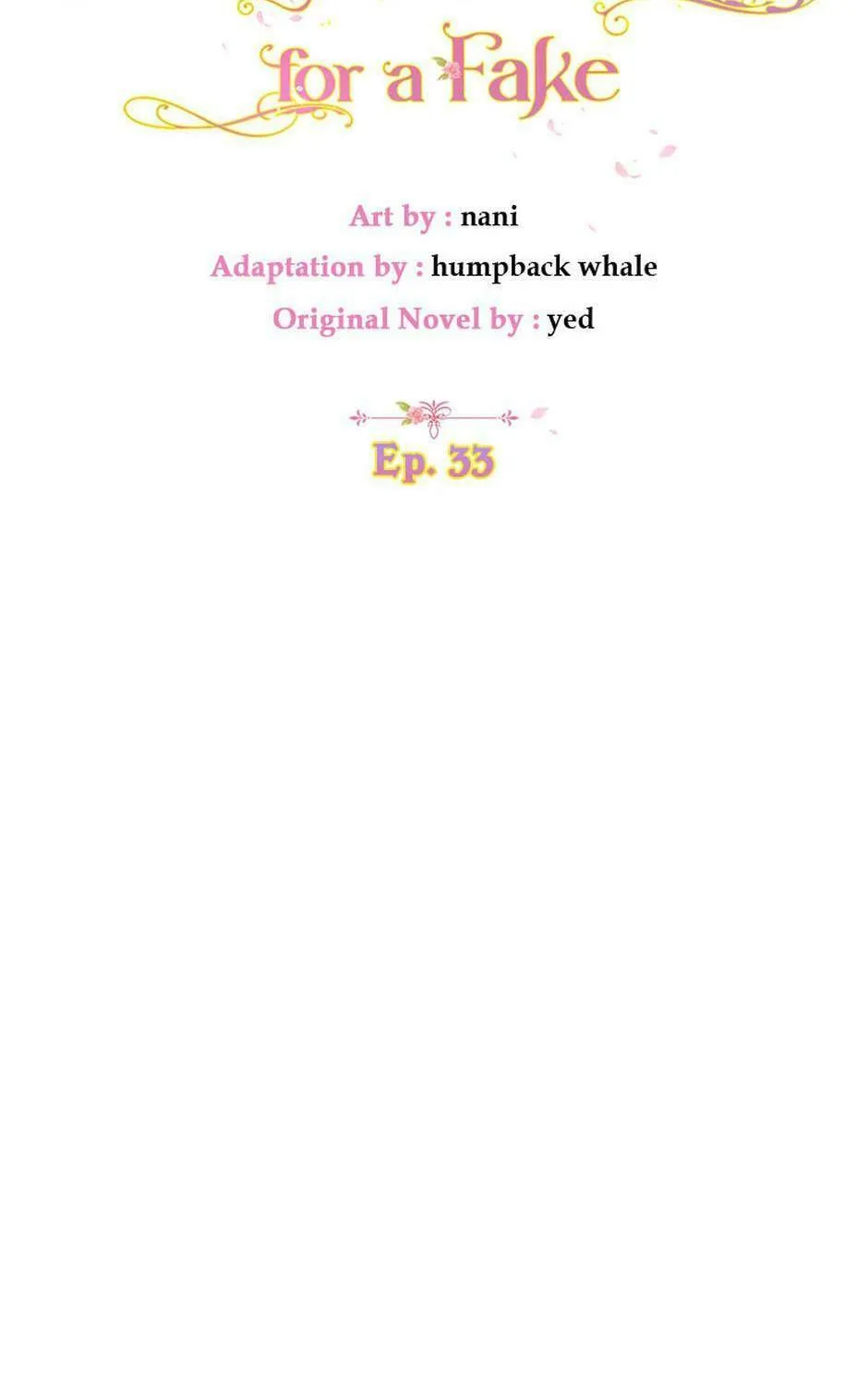 A Fairy-Tale Ending for a Fake Chapter 33 page 33 - 